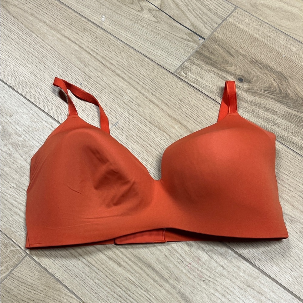 Knix Bold Orange wireless seamless Bra